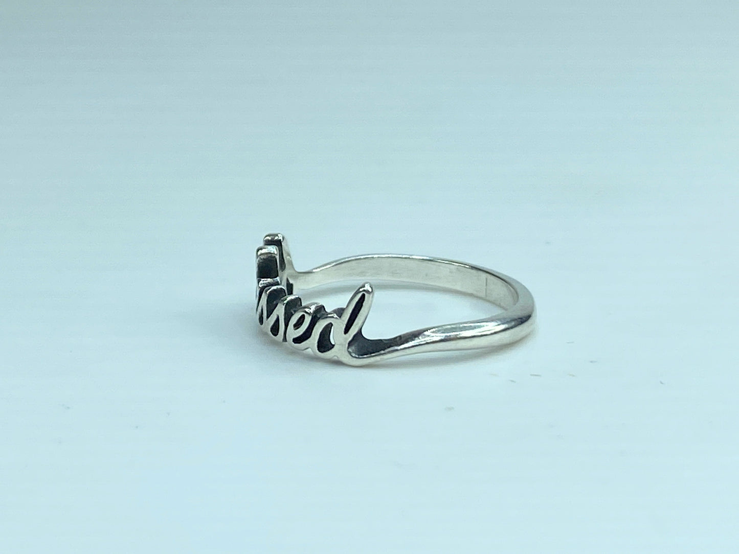 "Blessed" ring sterling Silver from James Avery s8 JR599