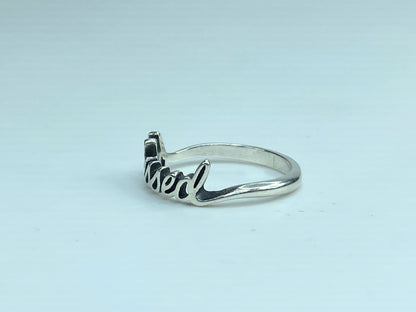 "Blessed" ring sterling Silver from James Avery s8 JR599