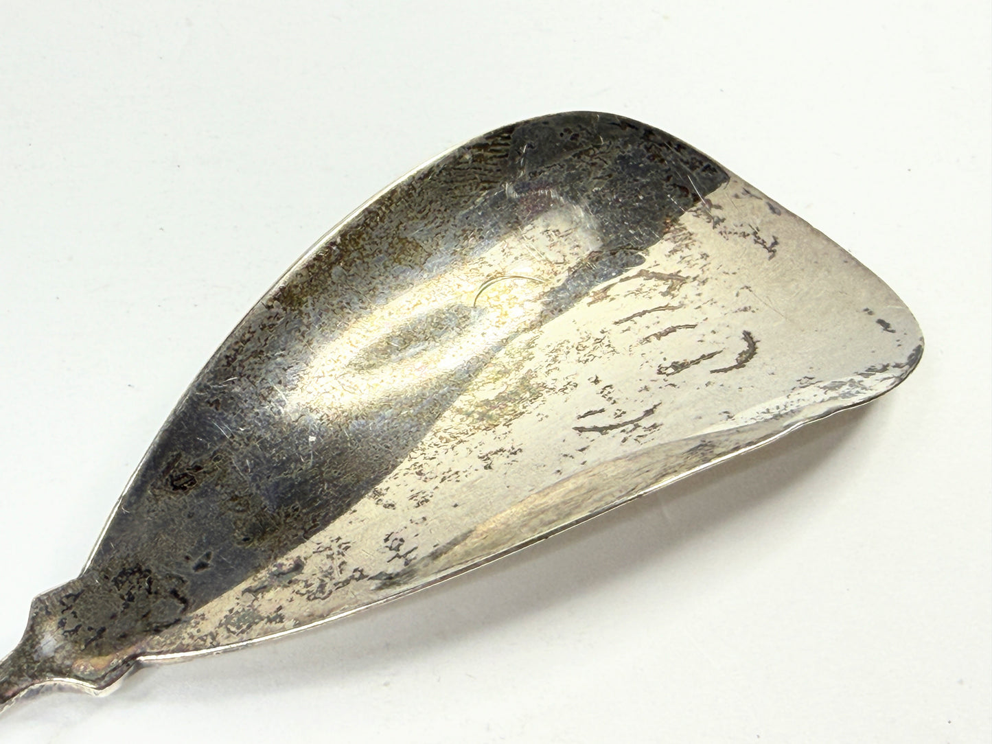 Antique Sterling Silver Twisted Handle Shoehorn 35.7g 6 1/4" x 1 3/4" SS458