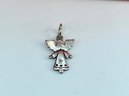 James Avery Adorned Angel Sterling Silver Charm Pendant with box JR601