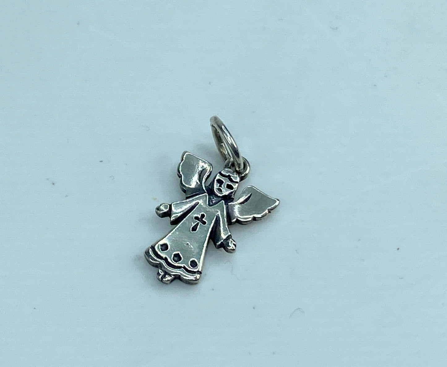 James Avery Adorned Angel Sterling Silver Charm Pendant with box JR601