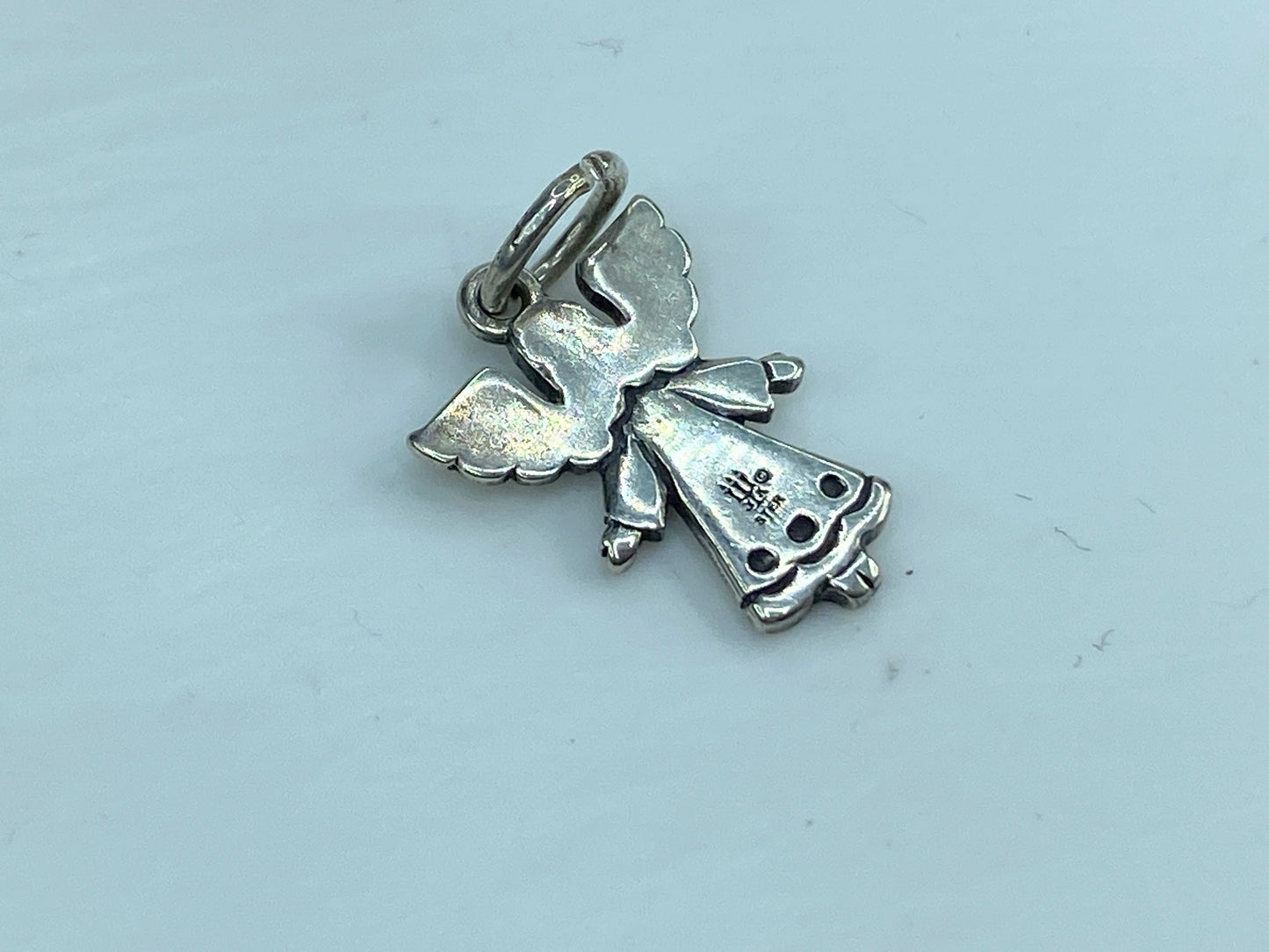 James Avery Adorned Angel Sterling Silver Charm Pendant with box JR601