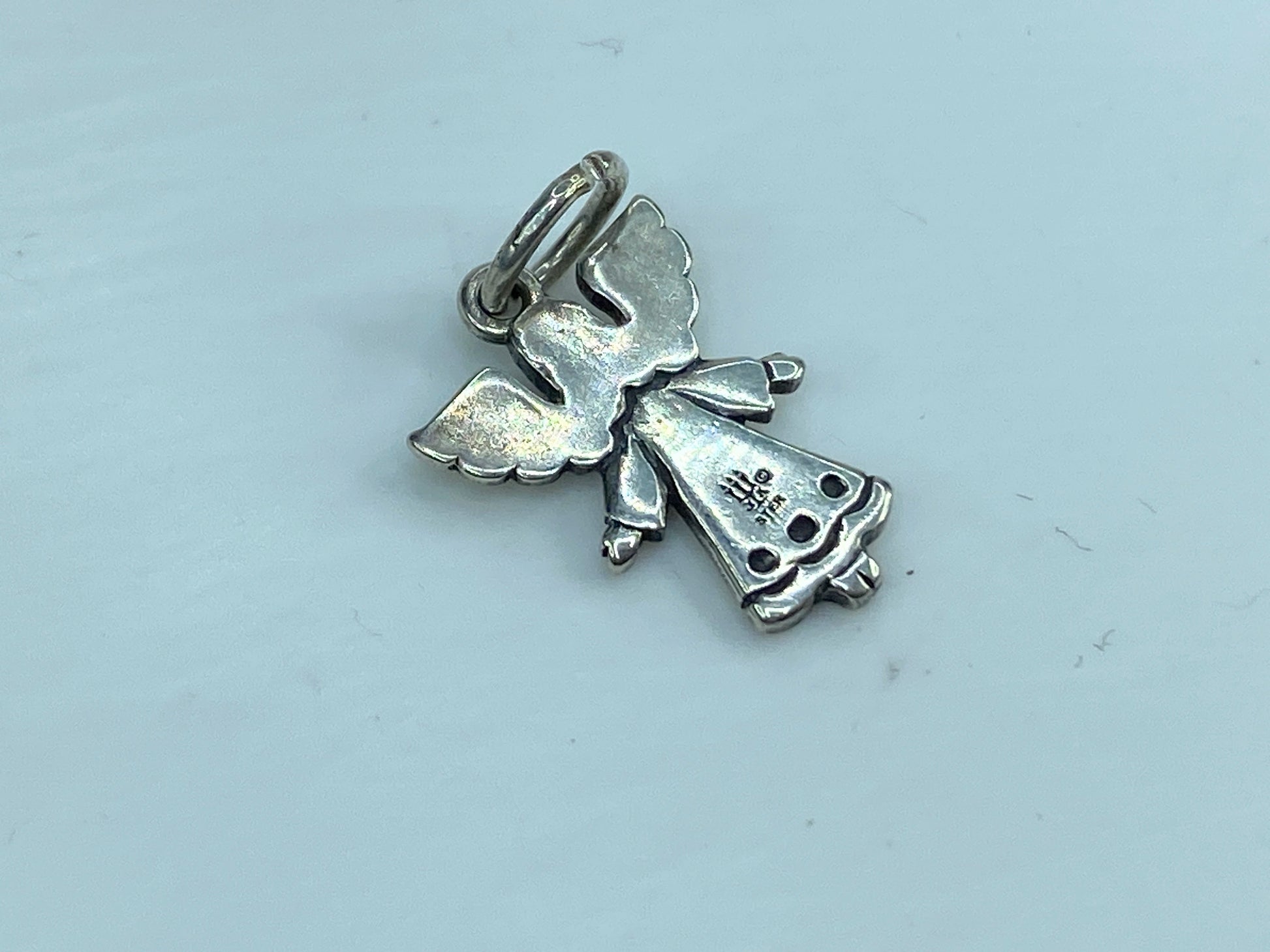 James Avery Adorned Angel Sterling Silver Charm Pendant with box JR601