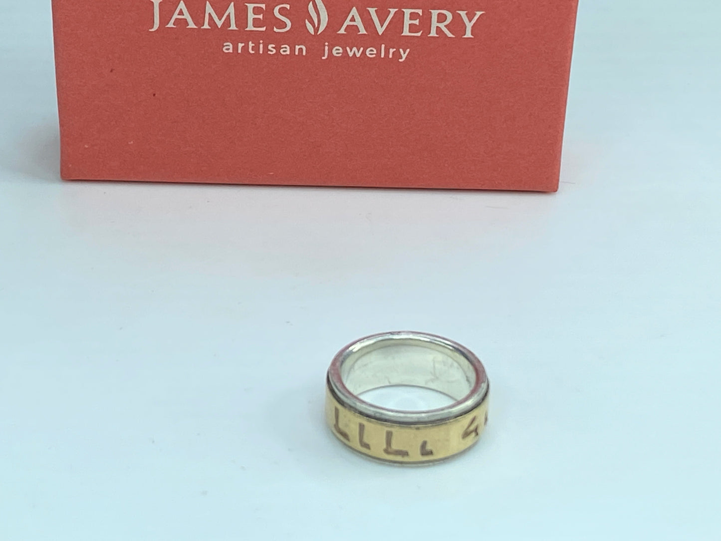 James Avery 14k/SS 925 My Beloved Is Mine Song Of Solomon Hebrew Ring JR607