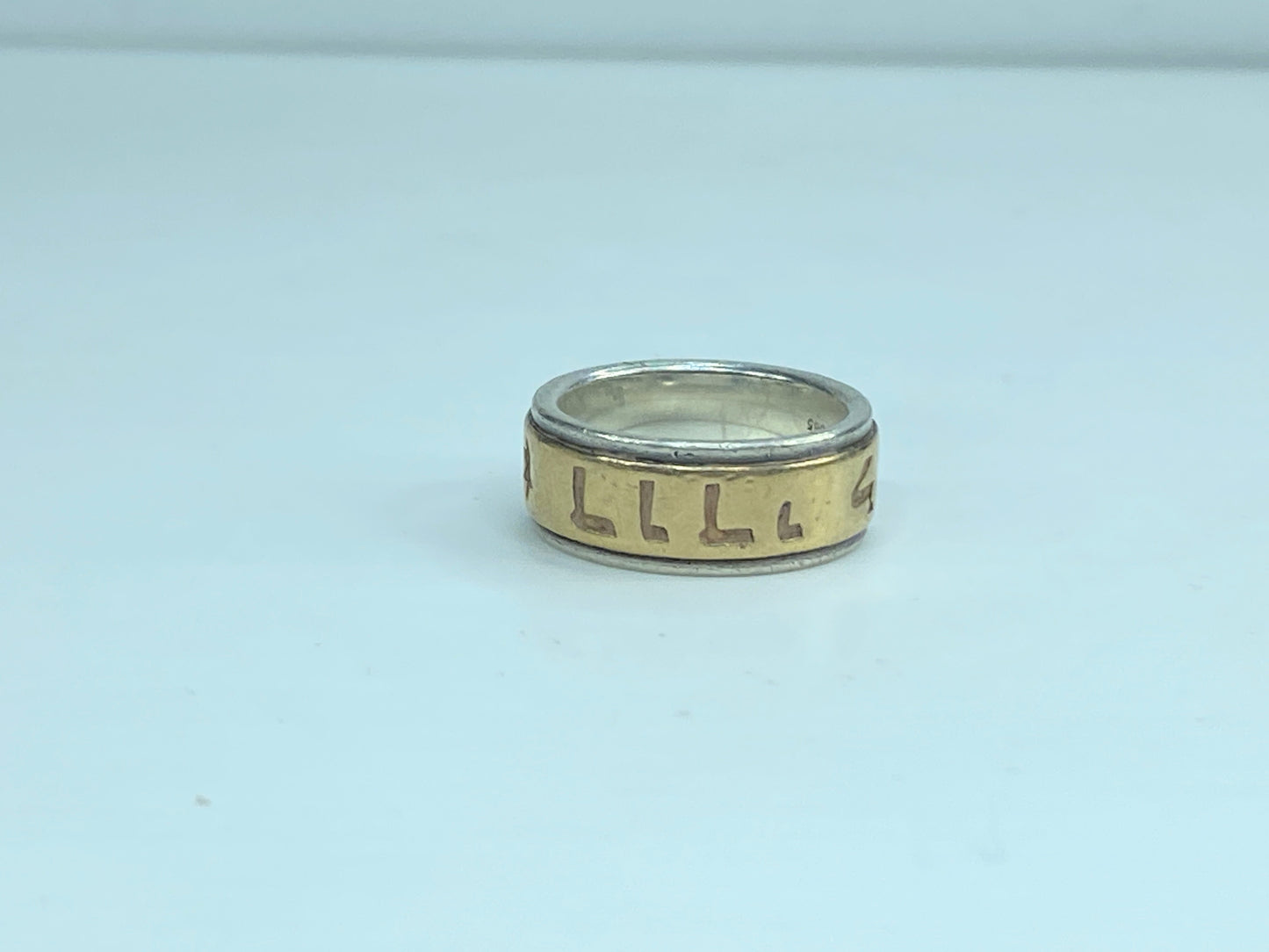 James Avery 14k/SS 925 My Beloved Is Mine Song Of Solomon Hebrew Ring JR607