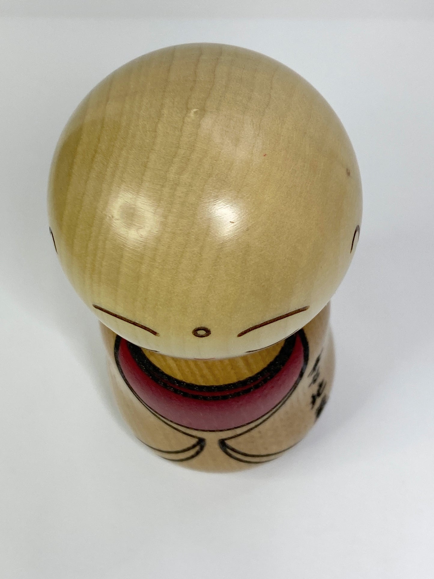 卯三郎 (Usaburo) Kokeshi doll named "Shiawase Jizo" (Happy Jizo) New in box A681