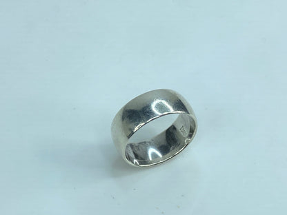 James Avery 8.6mm Sterling Silver wide wedding half circle Wedding band JR603
