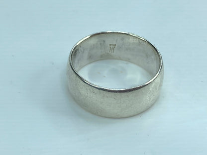 James Avery 8.6mm Sterling Silver wide wedding half circle Wedding band JR603