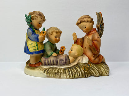 Goebel Hummel Silent Night Candleholder #54 Christmas W Germany Nativity A682