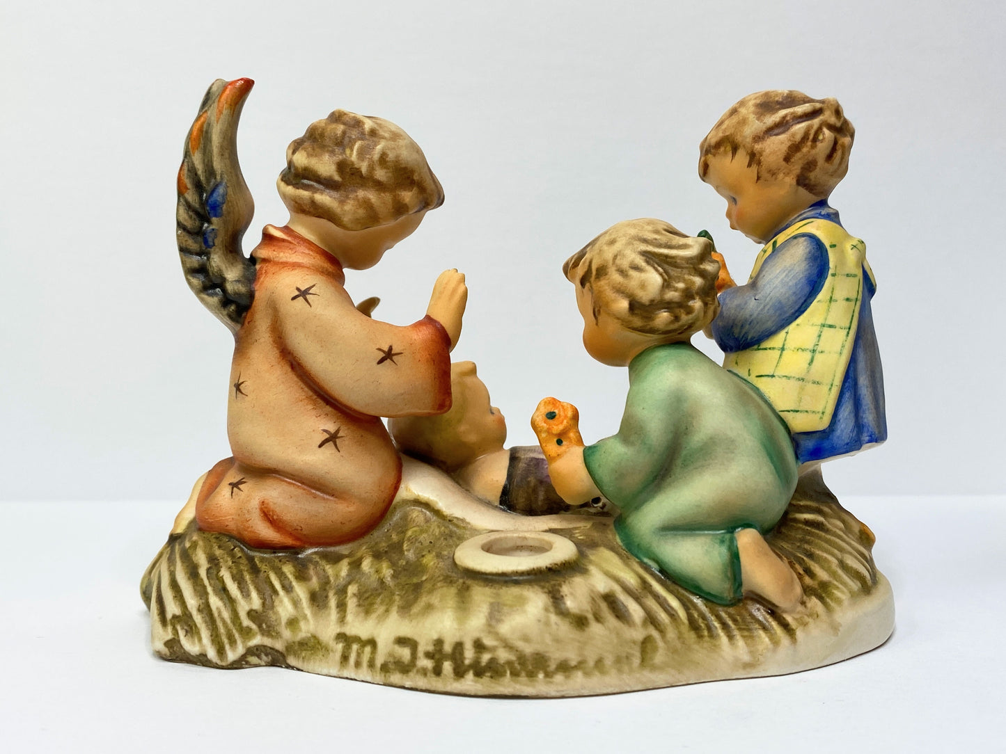 Goebel Hummel Silent Night Candleholder #54 Christmas W Germany Nativity A682
