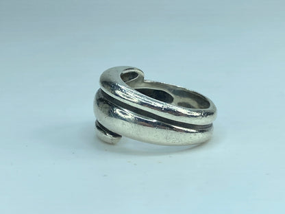 Sterling Silver James Avery Wrap Around Dome Ring Size 6.5 RARE & RETIRED JR605