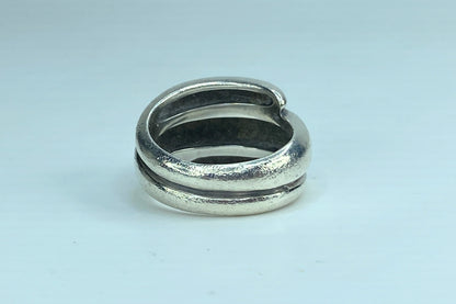 Sterling Silver James Avery Wrap Around Dome Ring Size 6.5 RARE & RETIRED JR605