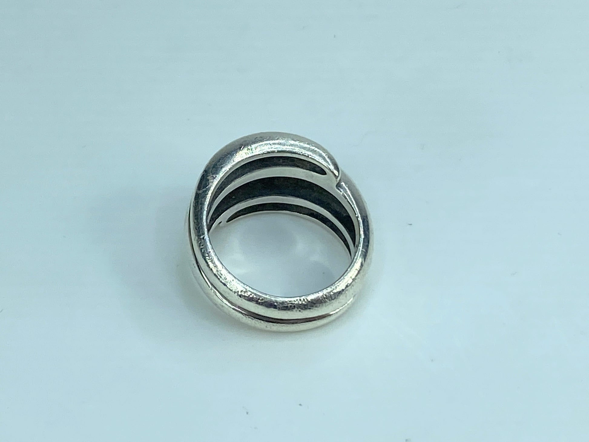 Sterling Silver James Avery Wrap Around Dome Ring Size 6.5 RARE & RETIRED JR605