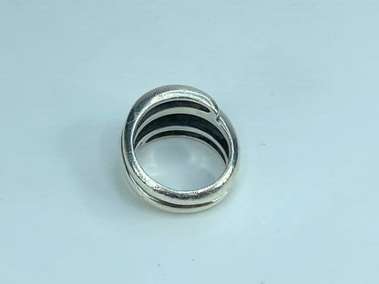 Sterling Silver James Avery Wrap Around Dome Ring Size 6.5 RARE & RETIRED JR605