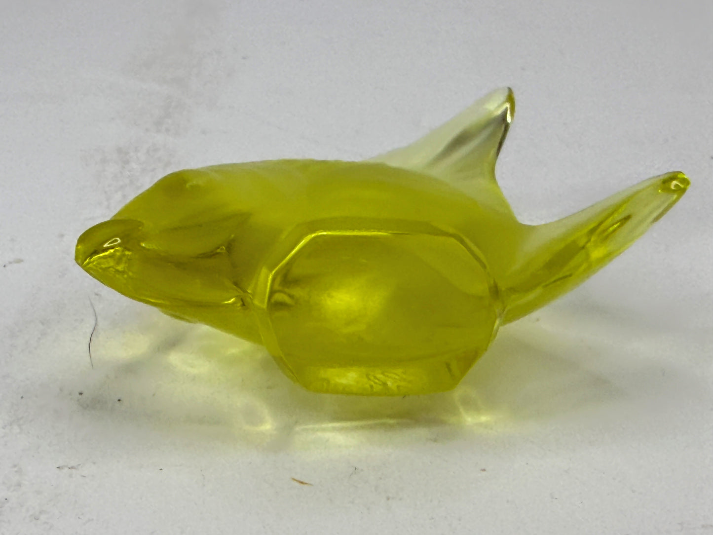 Lalique France Yellow Sun Coffret Cachet Poisson Fish A1123