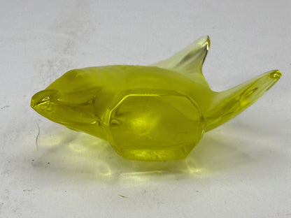 Lalique France Yellow Sun Coffret Cachet Poisson Fish A1123