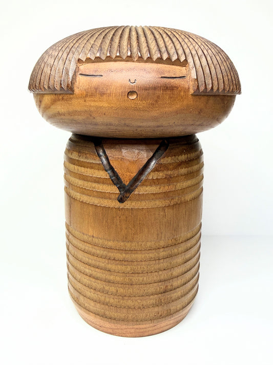 Vintage Sosaku Kokeshi Doll Sato no Musume by Kenichi Murakami 16 cm A738