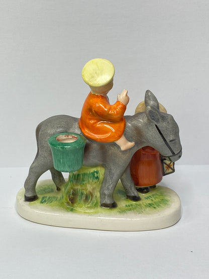 Rare Hummel Flight to Egypt Nativity Jesus on donkey Candle holder FULL BEE A683