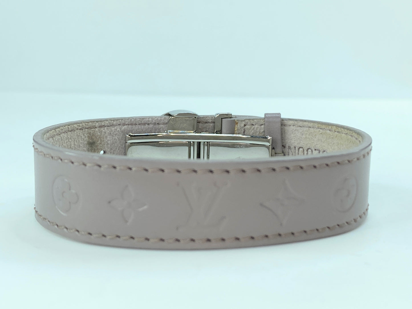 Louis Vuitton Leather Monogram Wish Bracelet 6.5mm 6 3/4" GS285