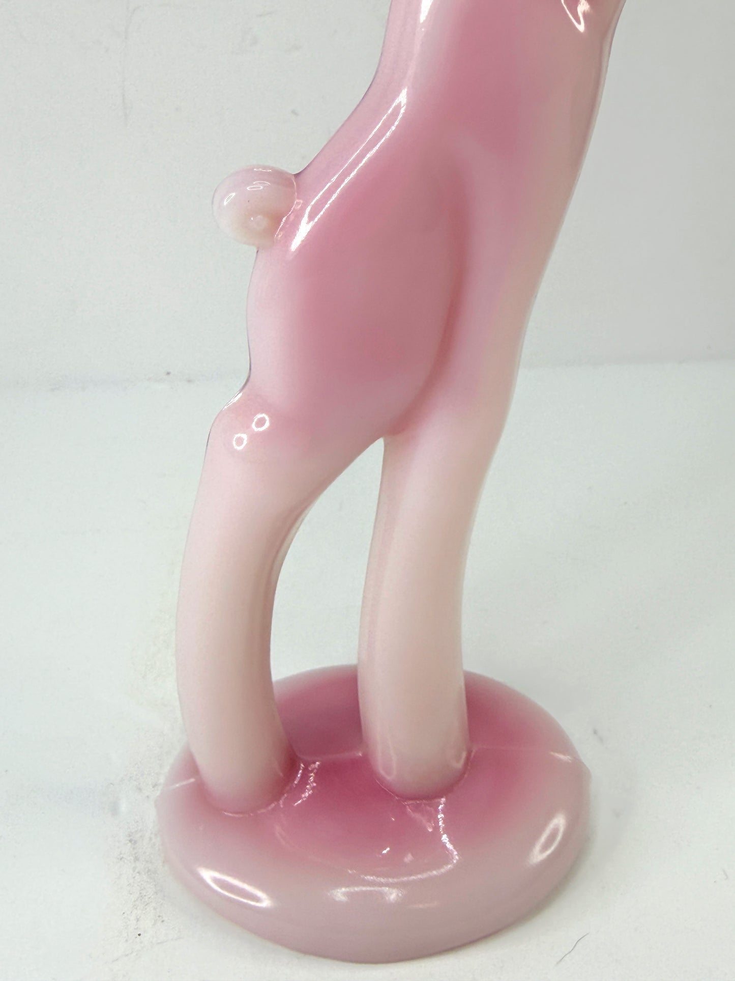 Vintage Heisey by Fenton Rosalene Giraffe Limited Edition #14 of 450 10.75 A1126
