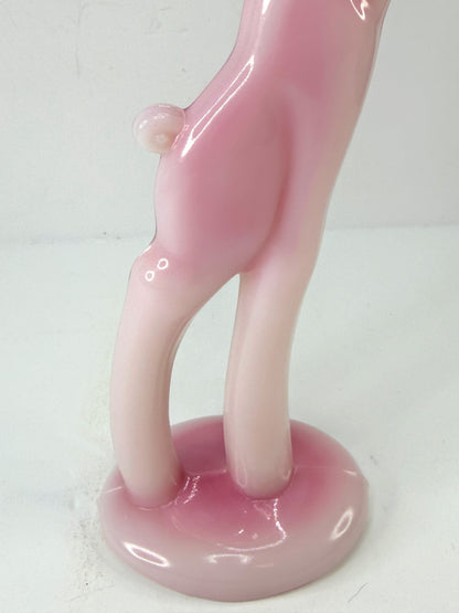 Vintage Heisey by Fenton Rosalene Giraffe Limited Edition #14 of 450 10.75 A1126