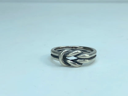 Original James Avery Sterling Silver Knot Ring s6.75 JR610