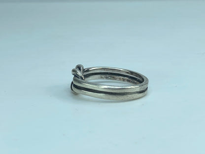 Original James Avery Sterling Silver Knot Ring s6.75 JR610