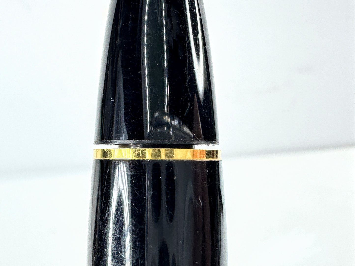 Vintage Montblanc Meisterstück 149 black resin 14K gold nib fountain pen SS476