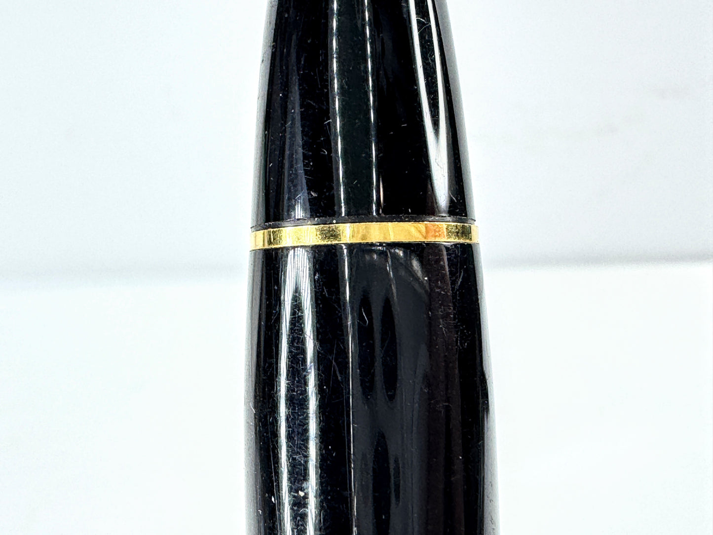 Vintage Montblanc Meisterstück 149 black resin 14K gold nib fountain pen SS476