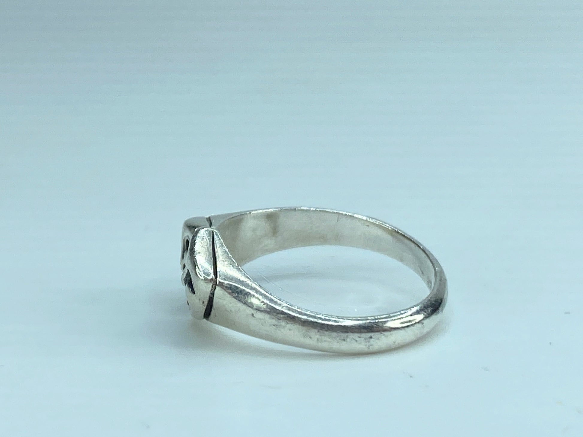 RARE James Avery Sterling Silver Comedy and Tragedy Ring size 8.75 4.6g JR614