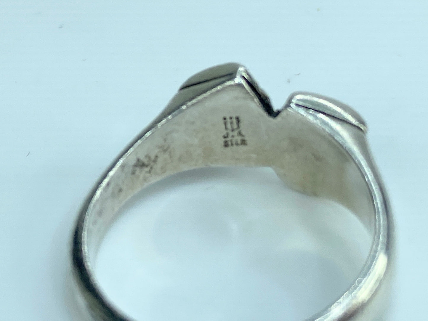 RARE James Avery Sterling Silver Comedy and Tragedy Ring size 8.75 4.6g JR614