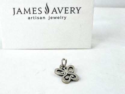 Vintage James Avery sterling silver open butterfly charm pendant JR1925