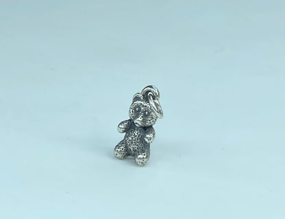 James Avery Sterling Silver Teddy Bear Charm with box JR617