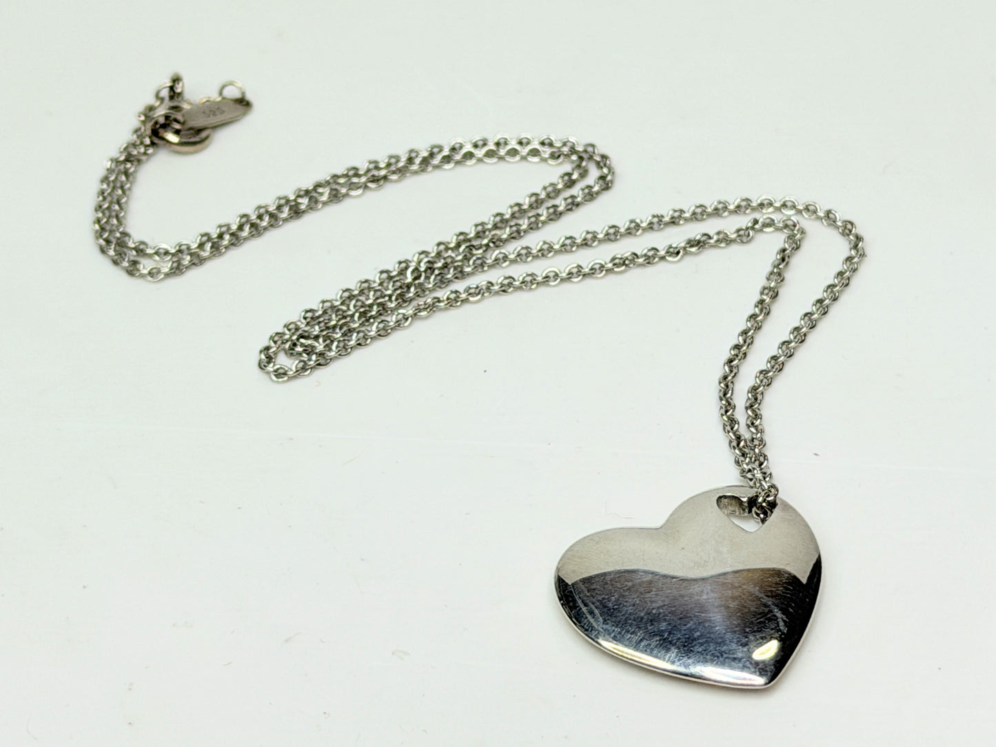 Tiffany and Co Necklace Pierced Double Heart Pendant Tiffany & Co. JR1164