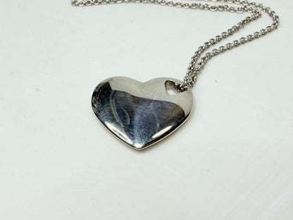 Tiffany and Co Necklace Pierced Double Heart Pendant Tiffany & Co. JR1164