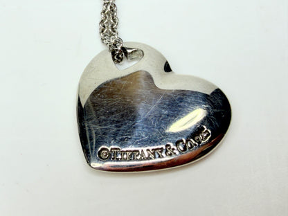 Tiffany and Co Necklace Pierced Double Heart Pendant Tiffany & Co. JR1164
