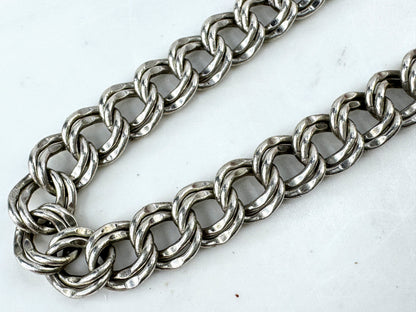 Vintage James Avery double link sterling silver charm bracelet JR1930