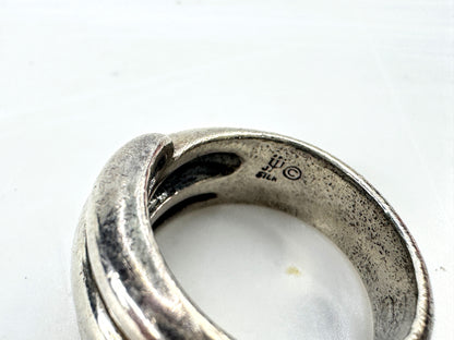 Vintage James Avery Sterling Silver Wide Wrap Band Ring Size 6.5 10.5g  JR1931