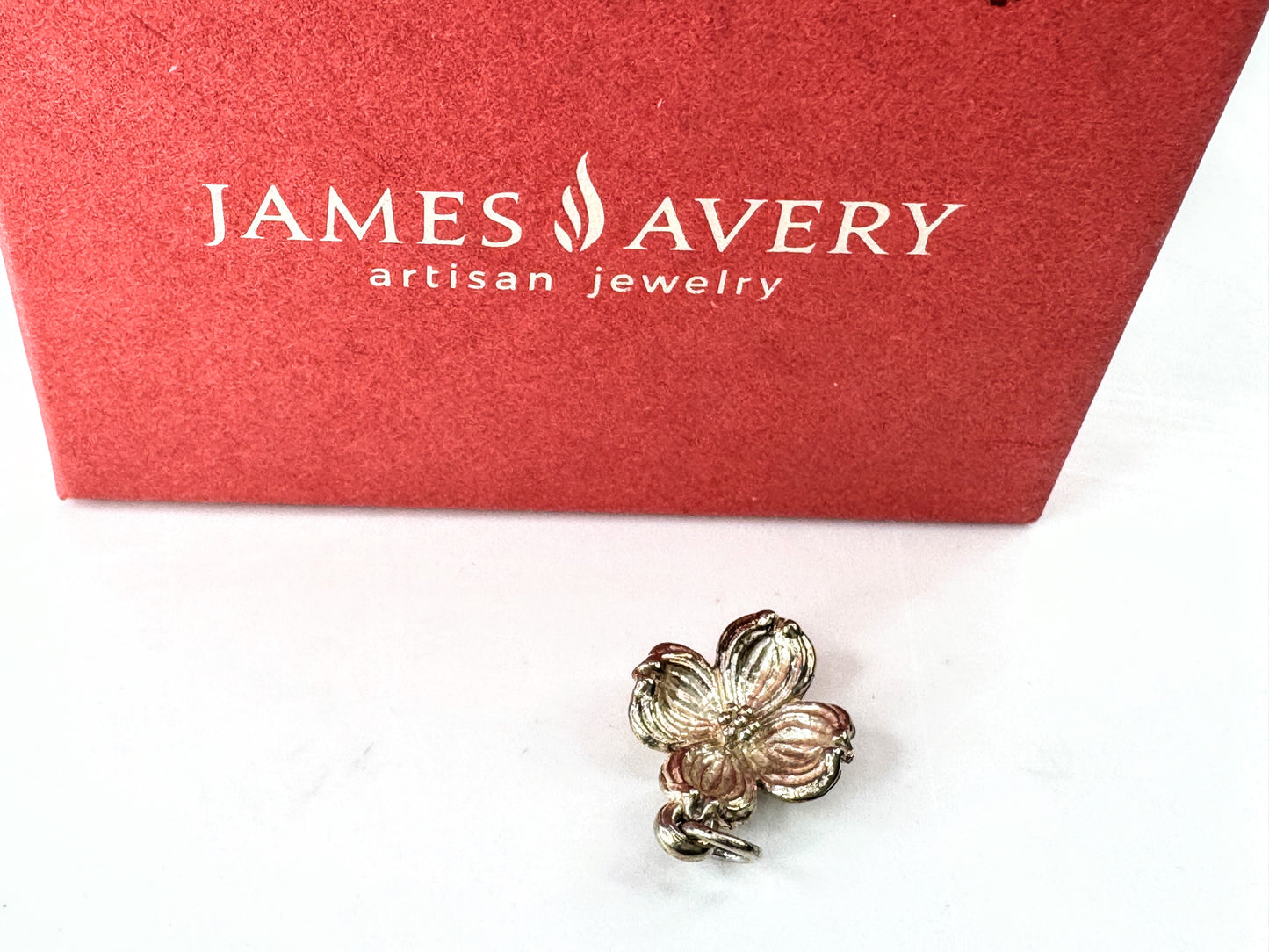 Vintage James Avery rare retired 925 sterling silver dogwood flower charm JR1932