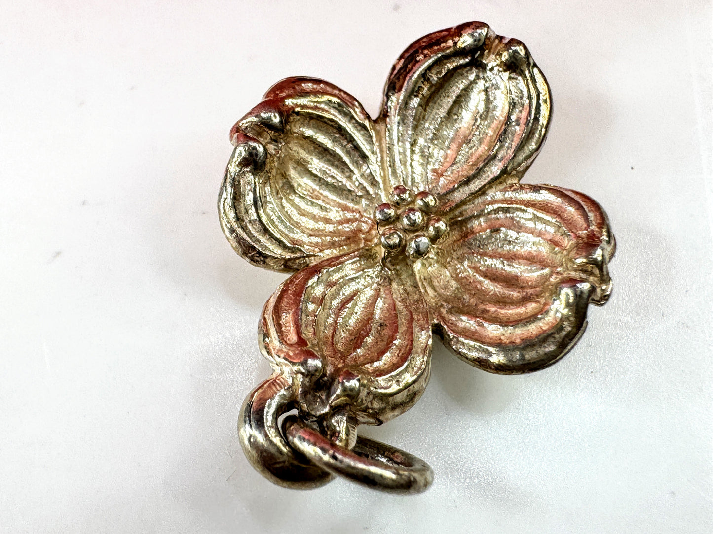 Vintage James Avery rare retired 925 sterling silver dogwood flower charm JR1932