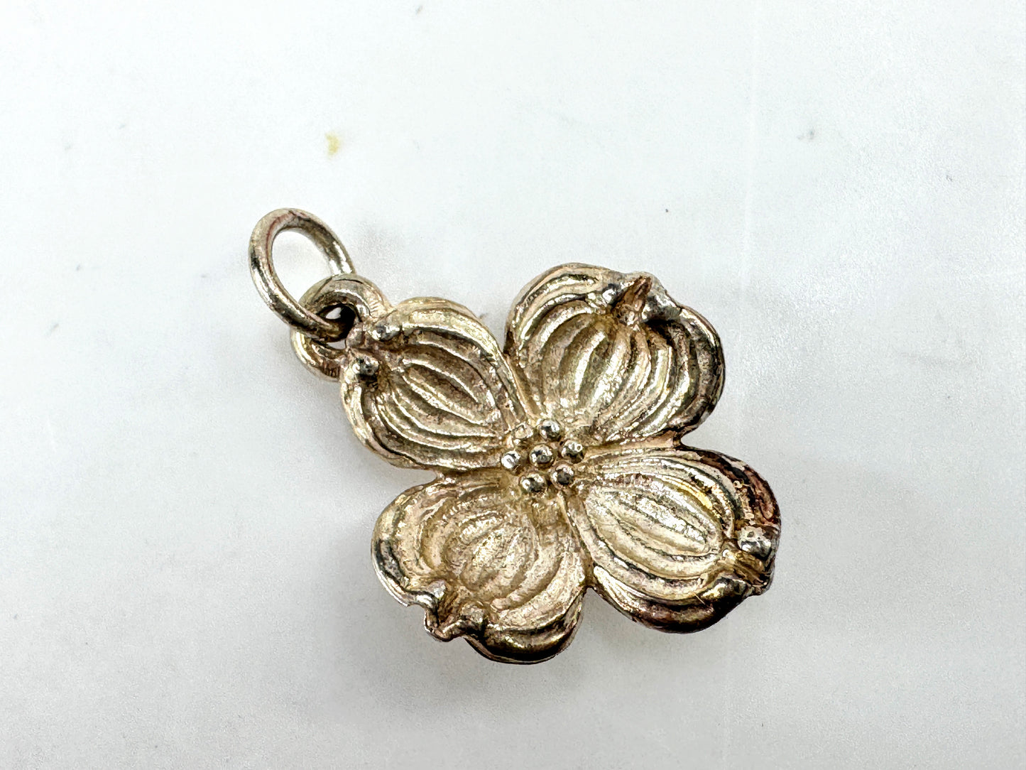 Vintage James Avery rare retired 925 sterling silver dogwood flower charm JR1932