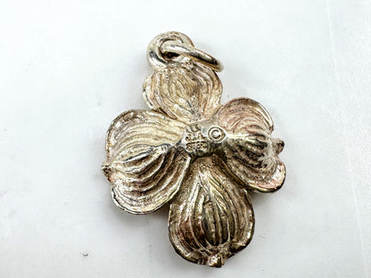 Vintage James Avery rare retired 925 sterling silver dogwood flower charm JR1932