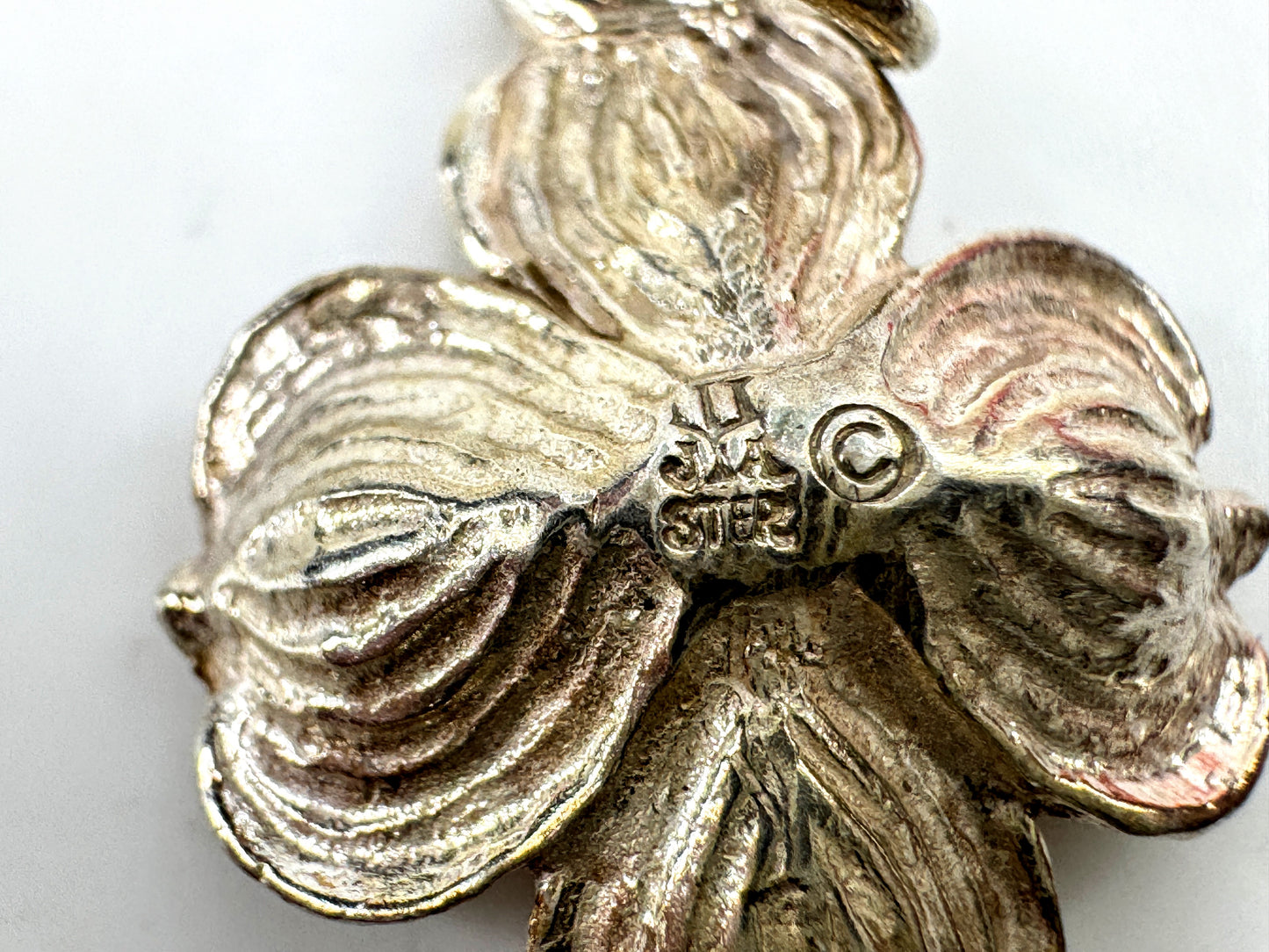 Vintage James Avery rare retired 925 sterling silver dogwood flower charm JR1932