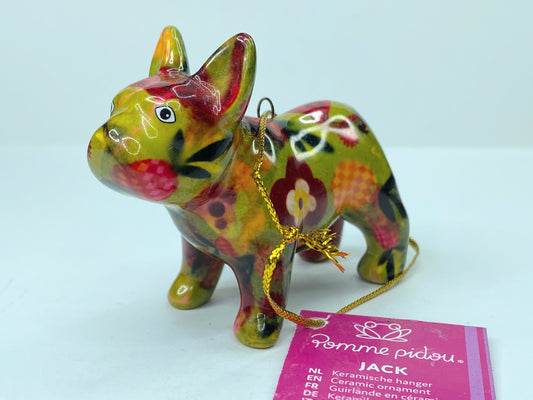 Pomme Pidou Ceramic colorful French Bulldog ornament A299