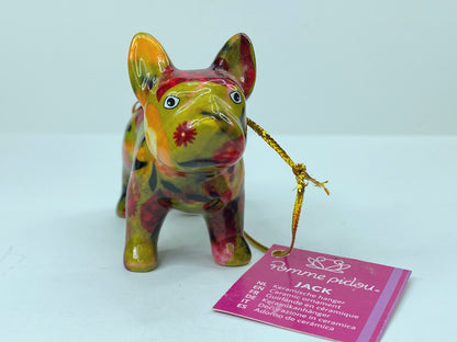 Pomme Pidou Ceramic colorful French Bulldog ornament A299