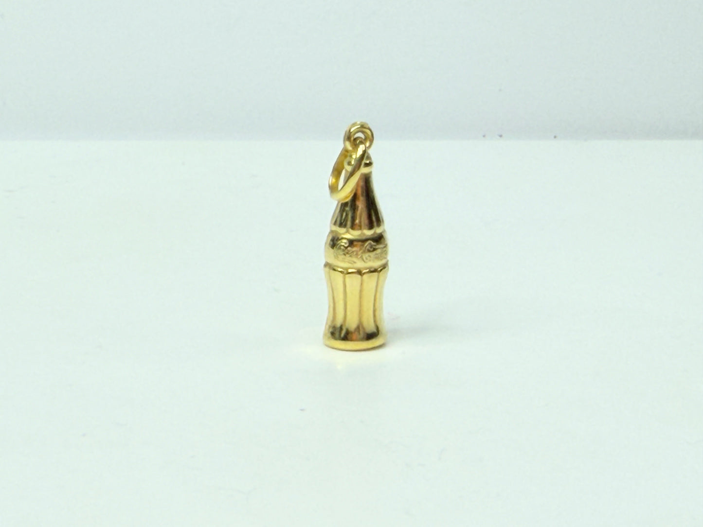 Vintage 14K Gold Coca-Cola Bottle Charm Mini Pendant JR1199