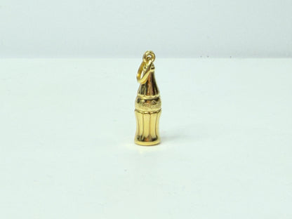 Vintage 14K Gold Coca-Cola Bottle Charm Mini Pendant JR1199