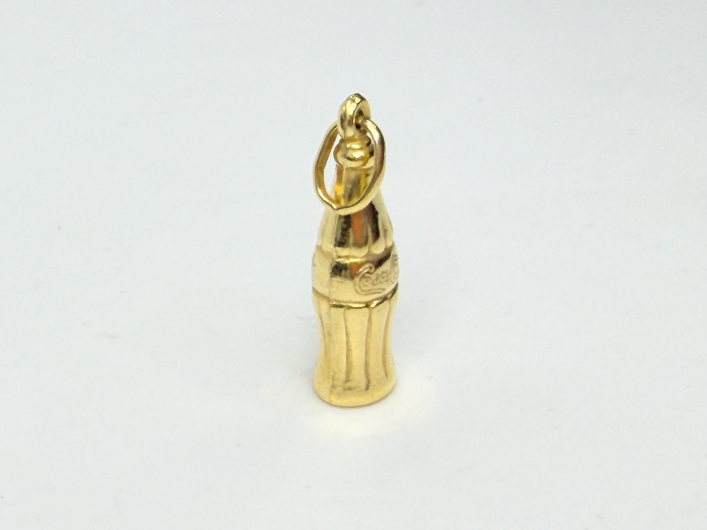 Vintage 14K Gold Coca-Cola Bottle Charm Mini Pendant JR1199