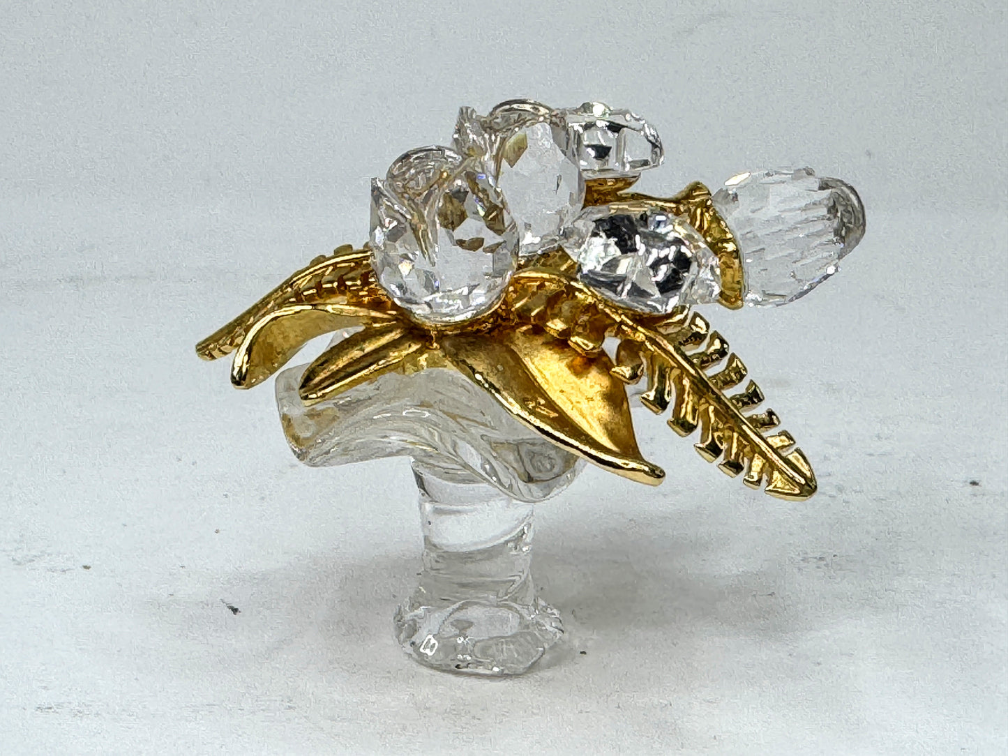 Vintage Swarovski Crystal Memories Wedding Bouquet by Anton Hirzinger Box S279