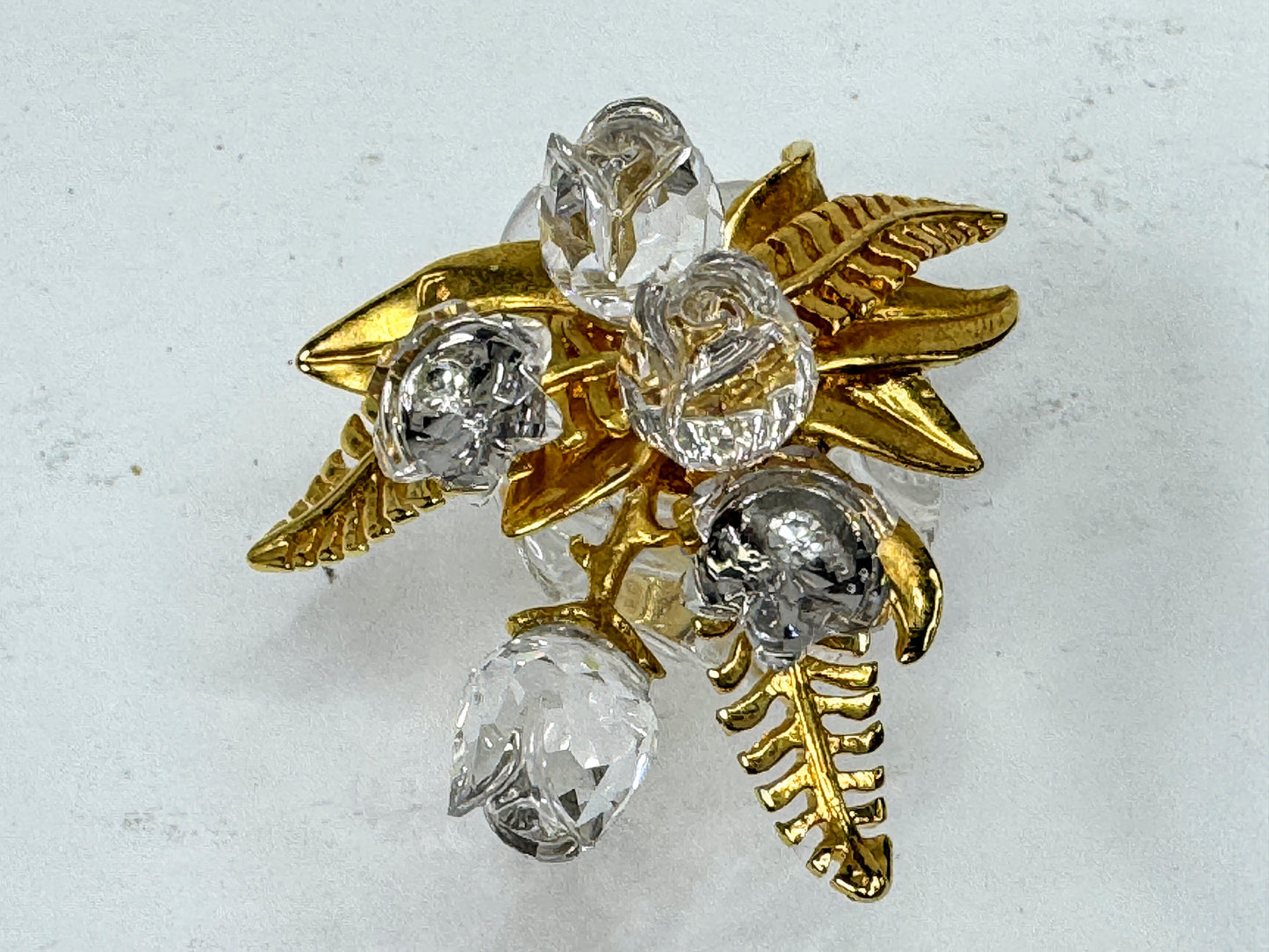 Vintage Swarovski Crystal Memories Wedding Bouquet by Anton Hirzinger Box S279